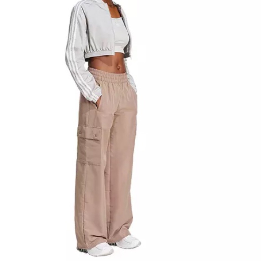 Adidas Originals💗Woven wide leg cargo❤️like new